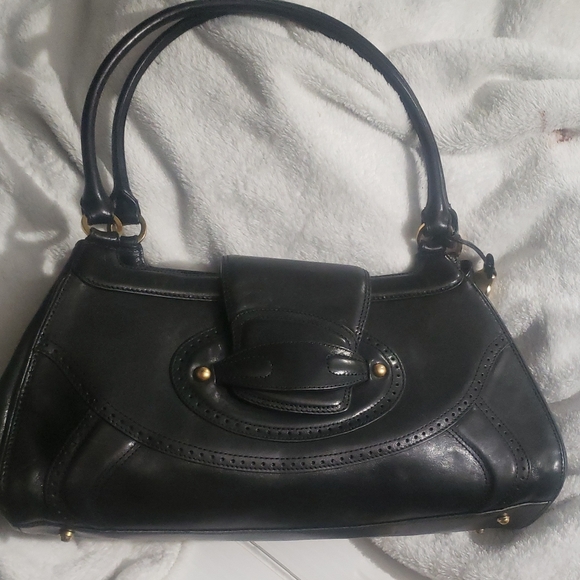 Brahmin Black Leather Handbag - Picture 1 of 10
